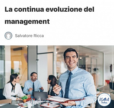 La continua evoluzione del management